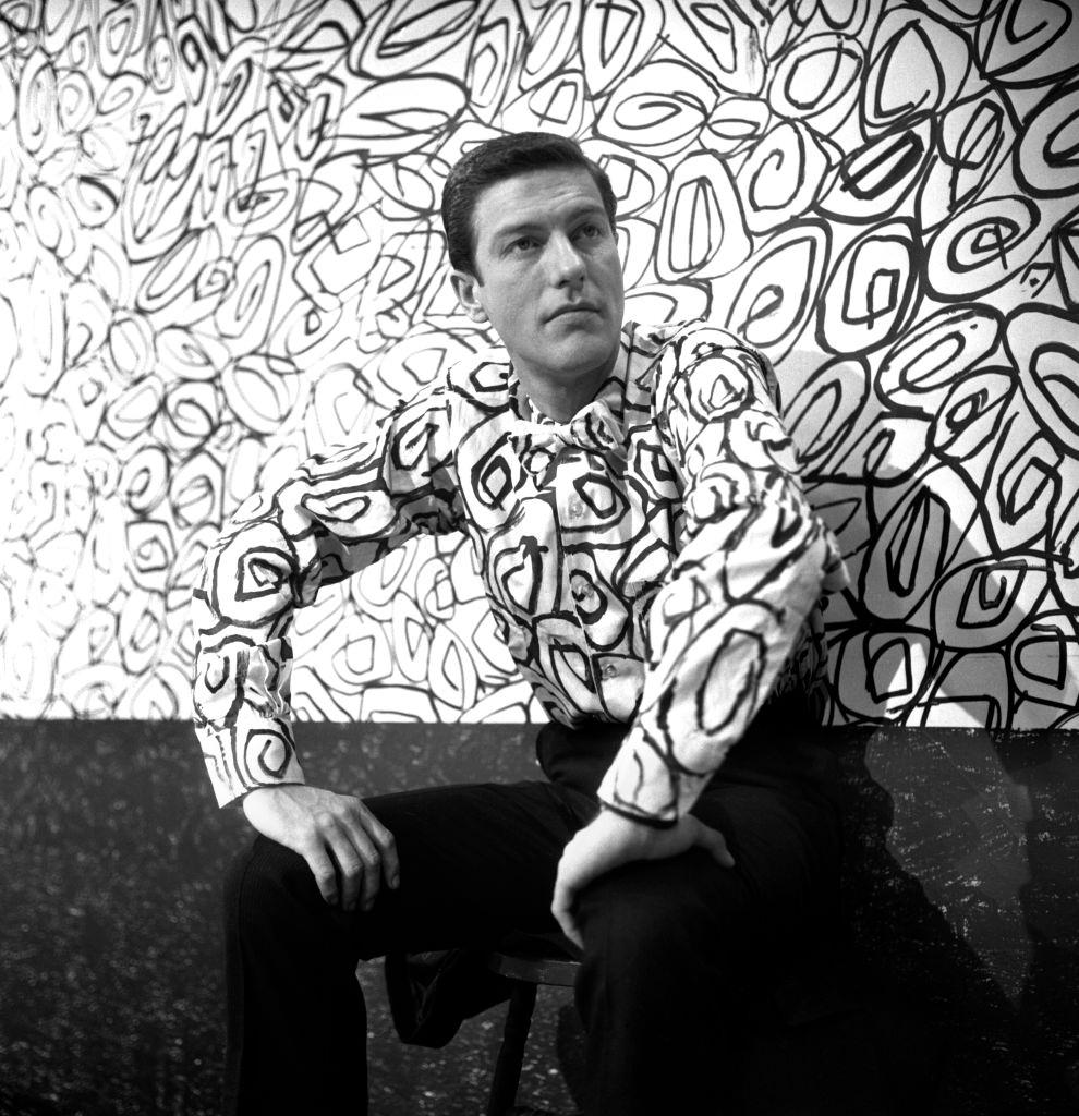 Dick Van Dyke, as a wall flower, 1960.