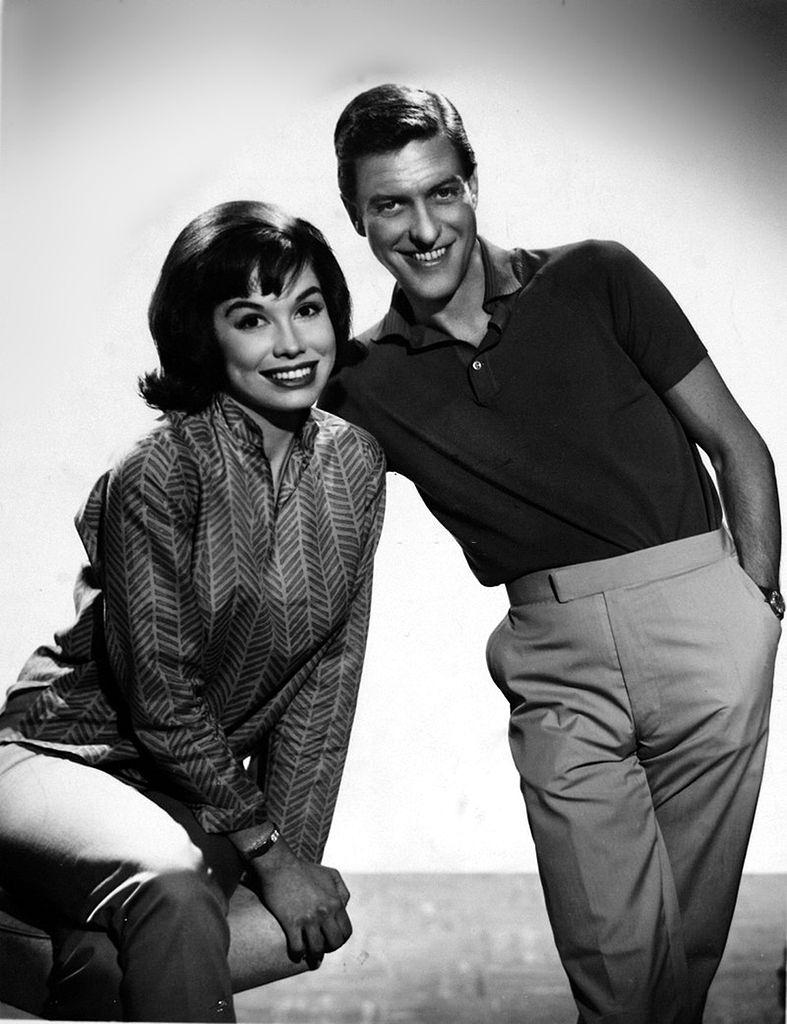 Dick Van Dyke with Mary Tyler Moore.