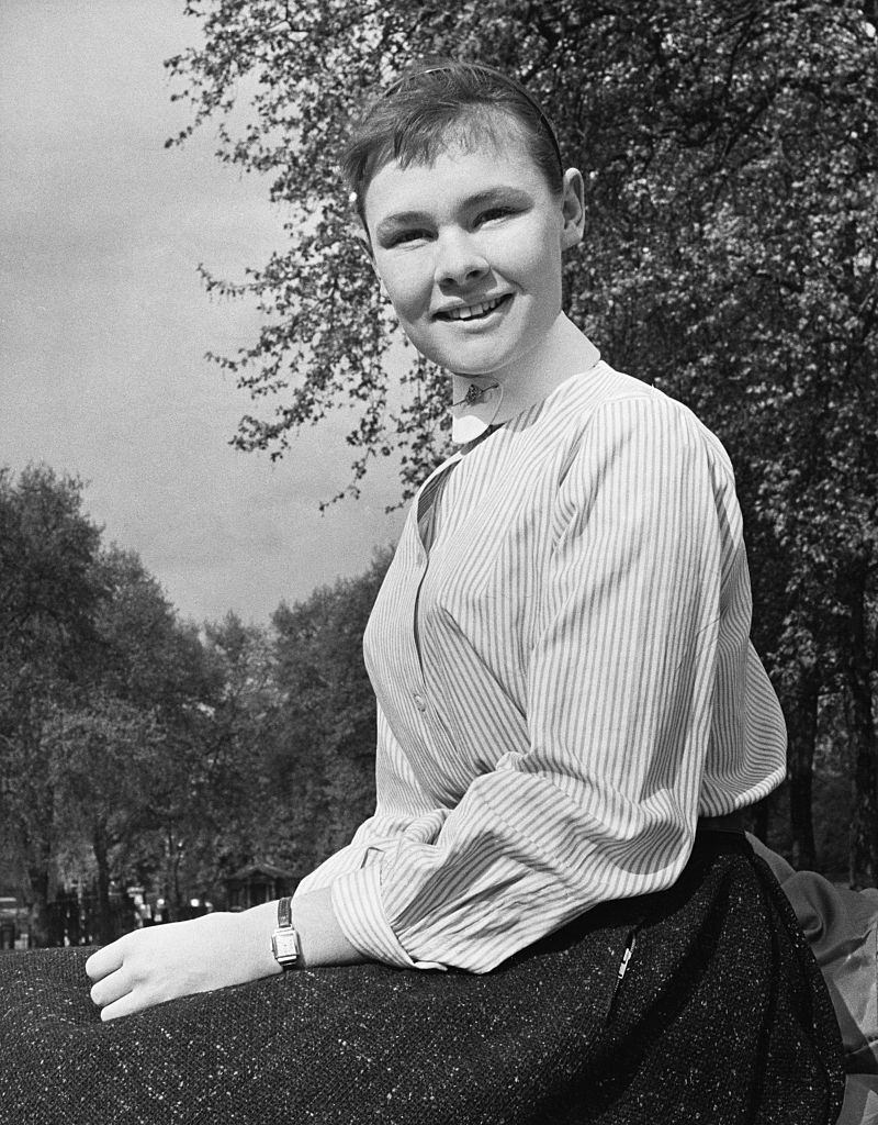 20-years-old Judi Dench, 1957.