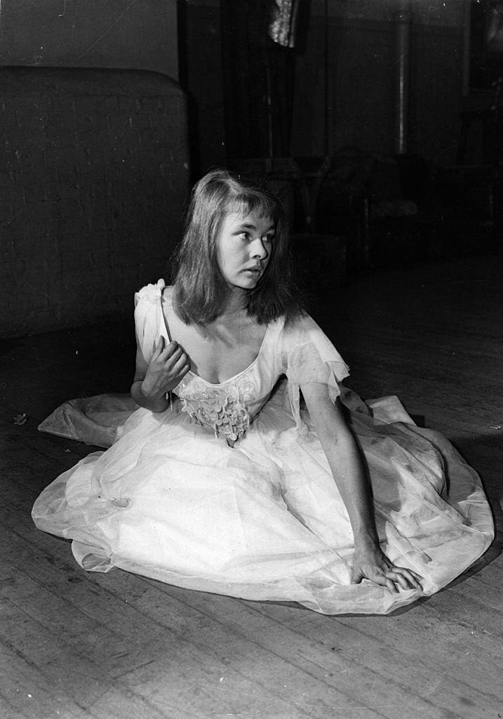 Judi Dench as 'Ophelia', at the Old Vic Theatre, London.