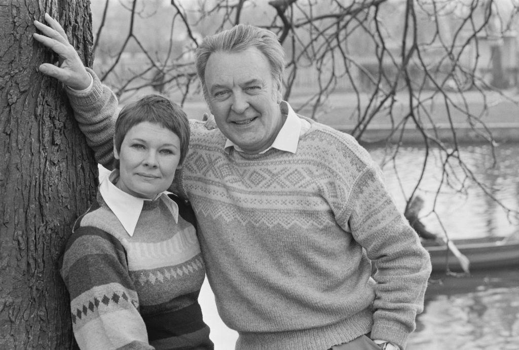 Judi Dench with Donald Sinden in London, 1976.