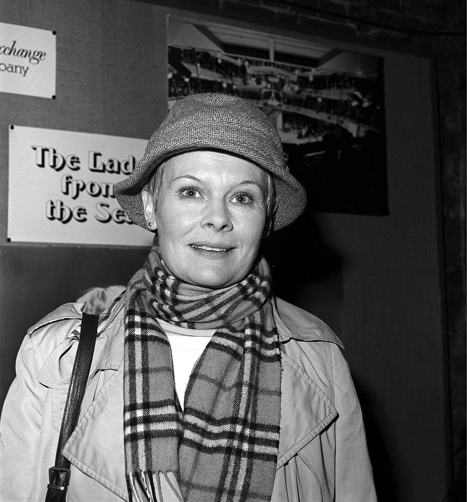Judi Dench photographed in February 1979