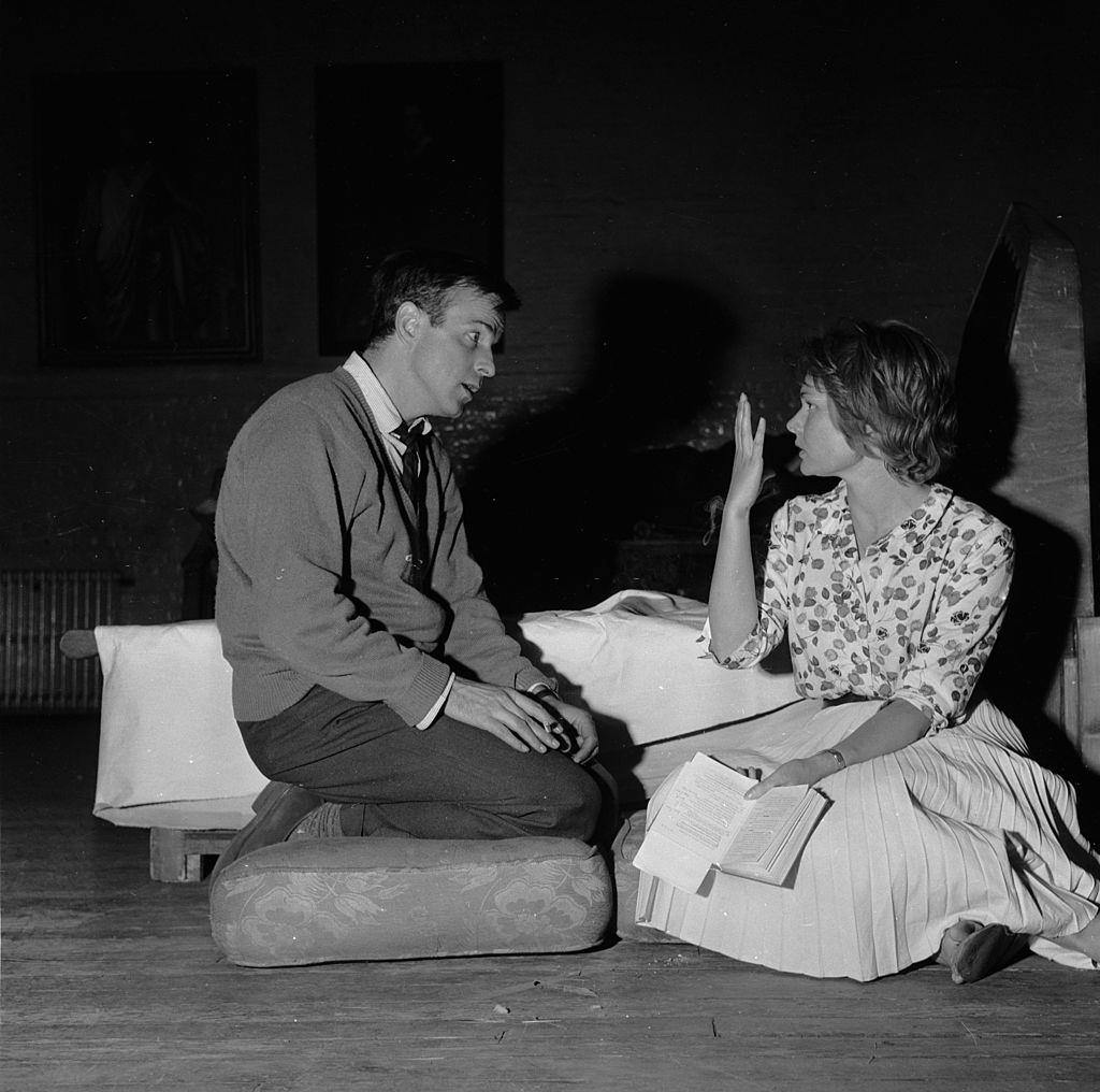 Judi Dench with John Stride. 16th September 1960