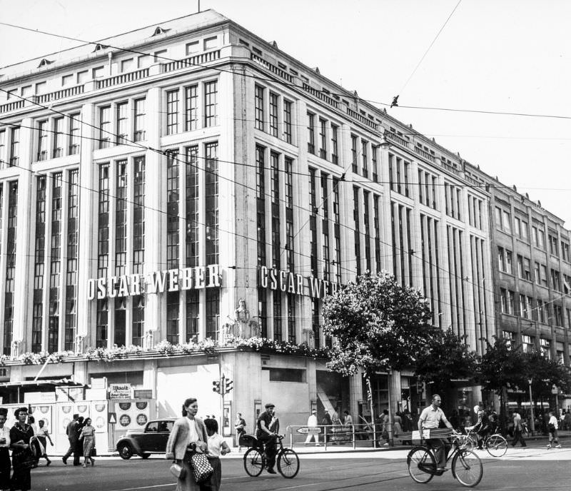 Oscar Weber department store, Bahnhofstrasse, Zürich, circa 1950