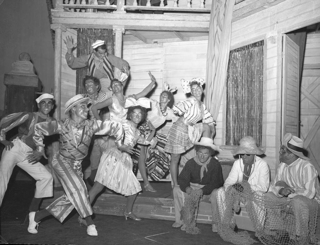 Ballet "Porgy and Bess" at Opernhaus Zurich, 1950.