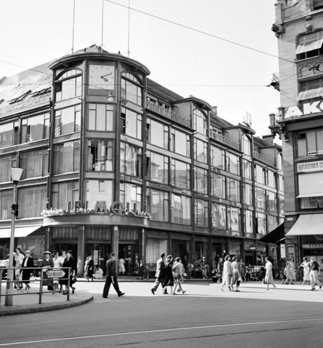 Jelmoli department store, Zürich, 1952