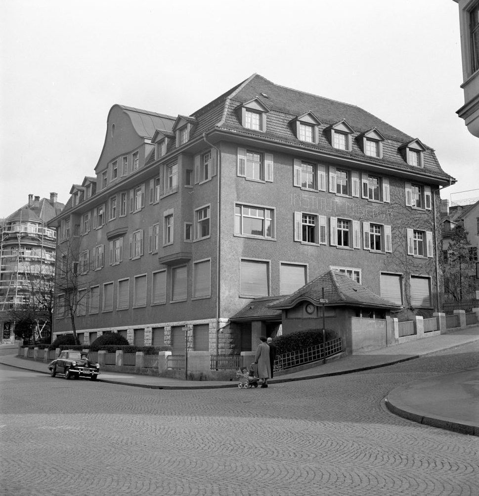 Private school Minerva, Zürich 1950.