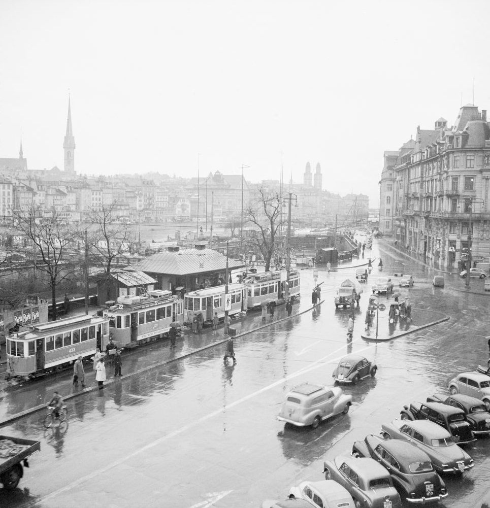 Bahnhofquai, Zürich 1951