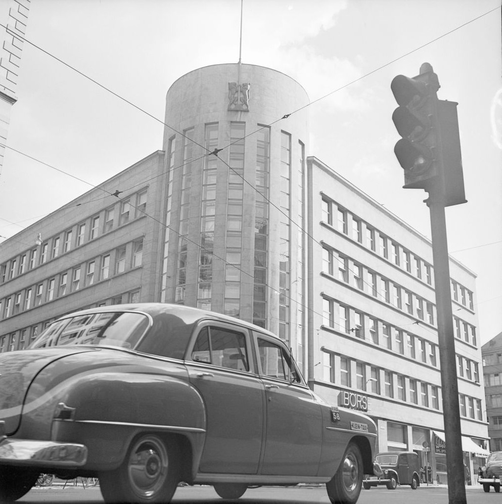 Zurich Stock Exchange, 1952.
