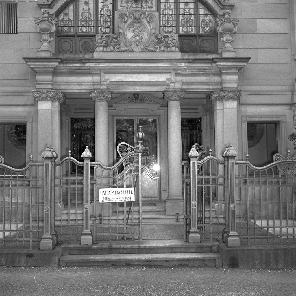 Yoga school in Zurich, 1953.