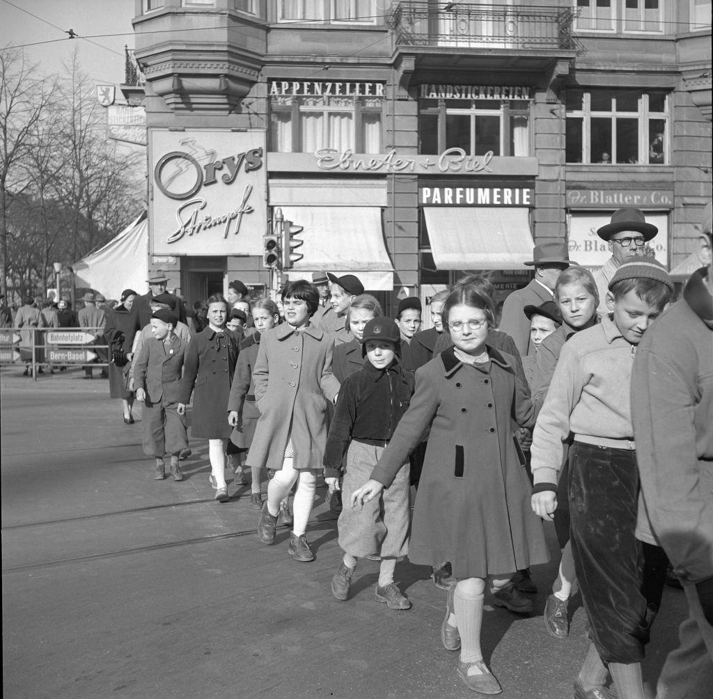 Road Safety Education in Zurich, 1953.