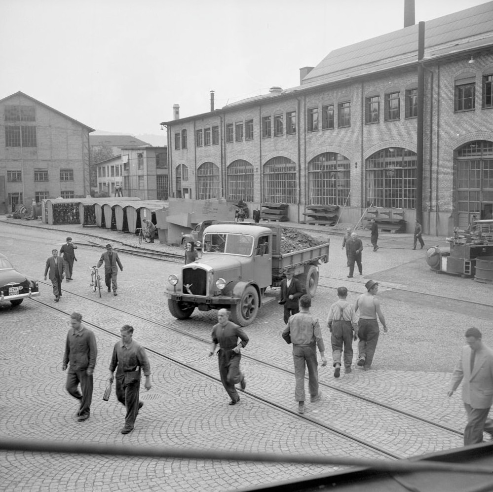 Escher Wyss factory, Zurich 1953.