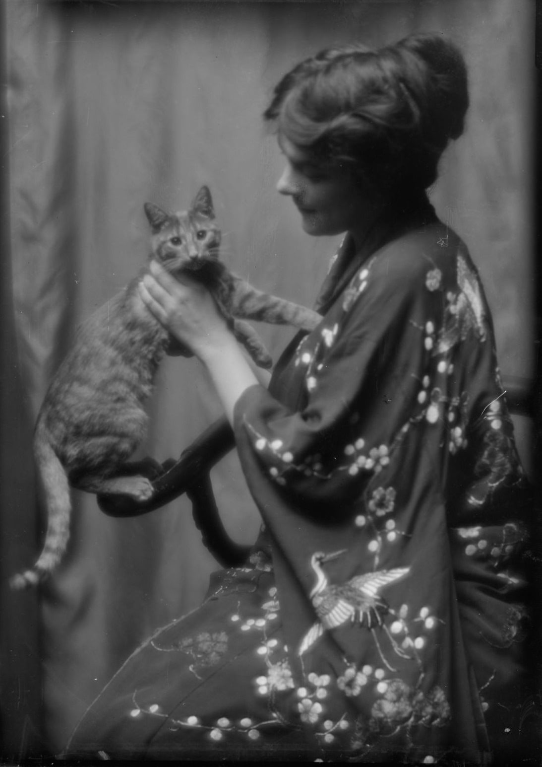 Buzzer the Studio Cat: A Photographer Used His Cuddly Cat as Adorable Prop In the 1900s