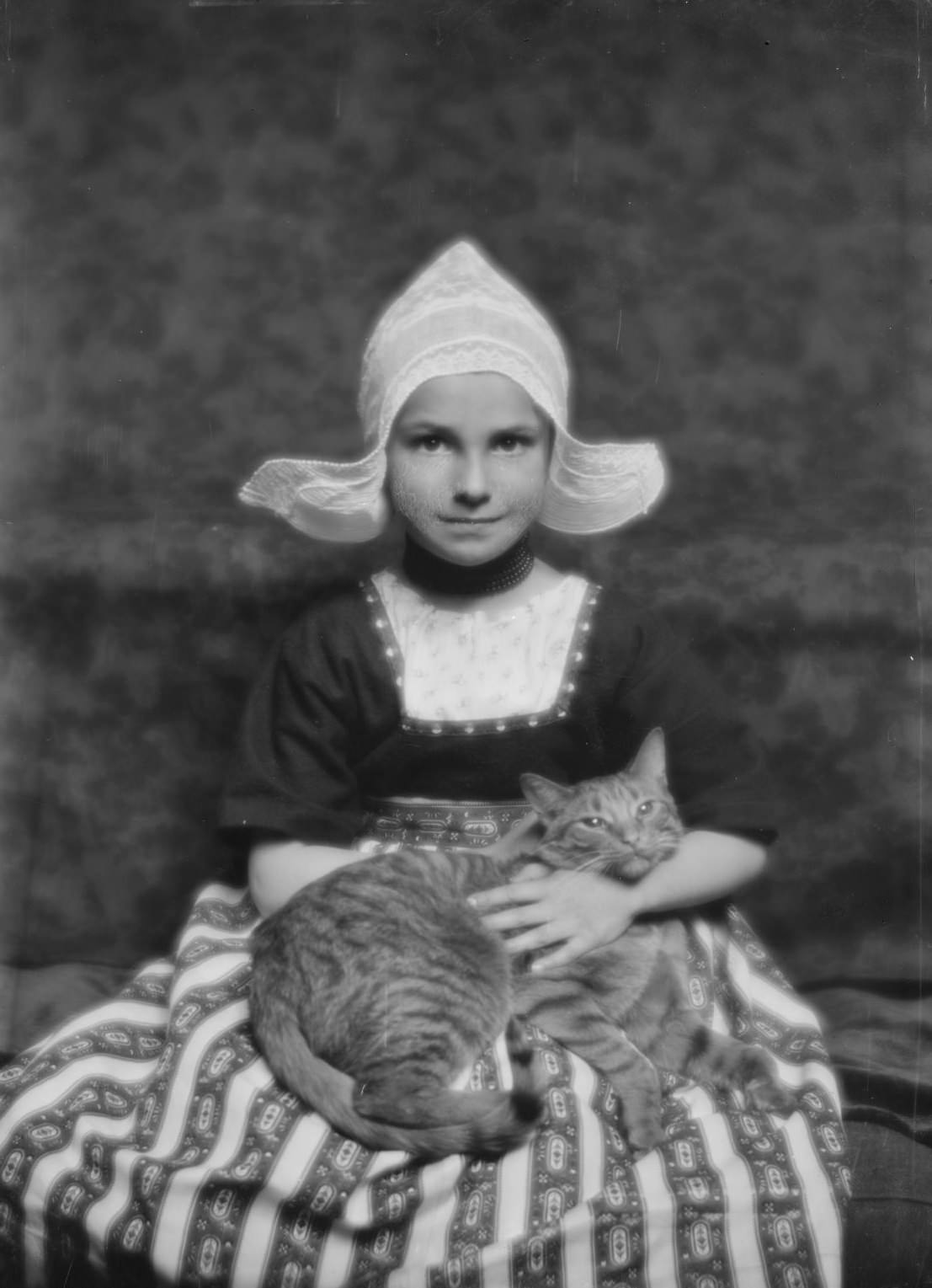 Buzzer the Studio Cat: A Photographer Used His Cuddly Cat as Adorable Prop In the 1900s