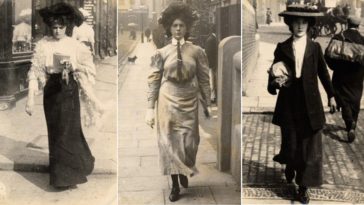 Edwardian Era’s Street Styles On London Streets From The Early 1900s