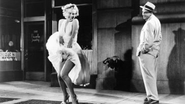 Marily Monroe's flying skirt