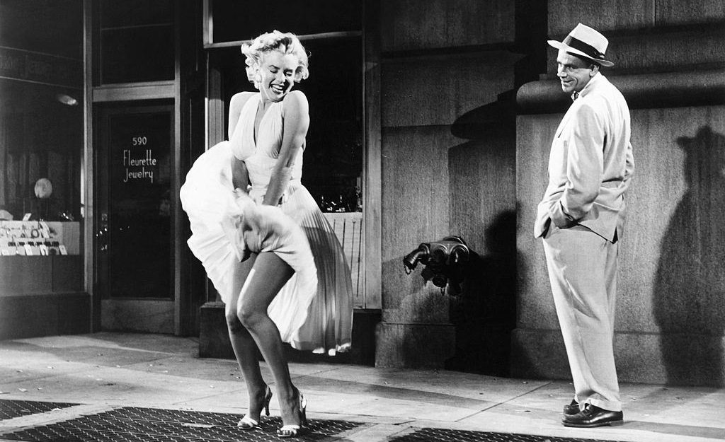 marilyn monroe skirt blowing up movie
