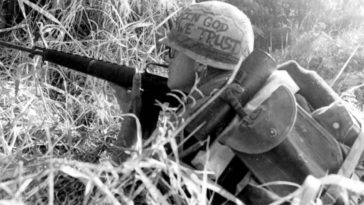 During The Vietnam War Soldiers Wrote Satirical Slogans On Their Helmets To Express Themselves