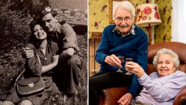 Then and now photos of long-lasting couples