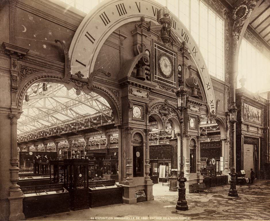 The entrance to the horology exhibition.