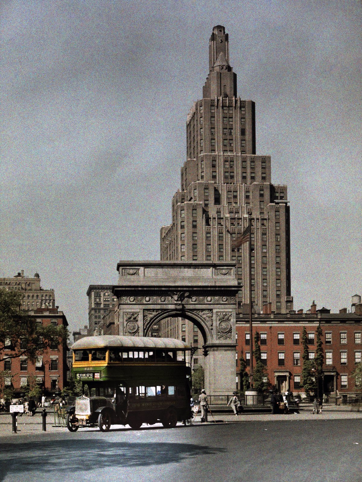 Washington Square and Fifth Avenue.