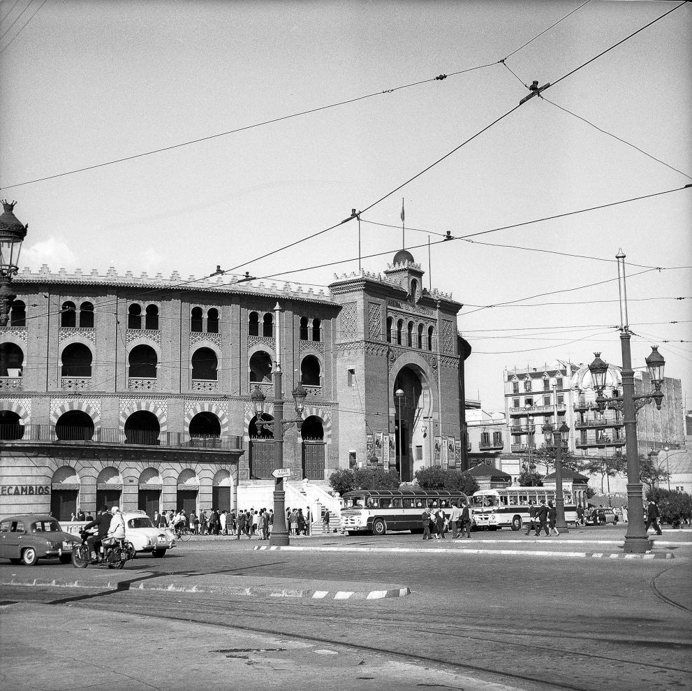 Bullfight arena Plaza de Toros "La Monumental", Barcelona 1961