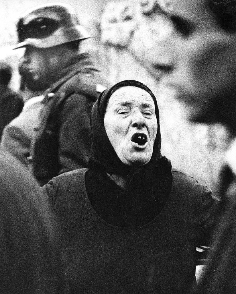 A saleswoman in Barcelona, 1962.