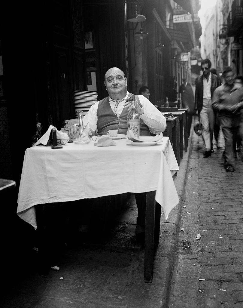 The proprietor of Los Caracoles, a restaurant in Barcelona, 1963.