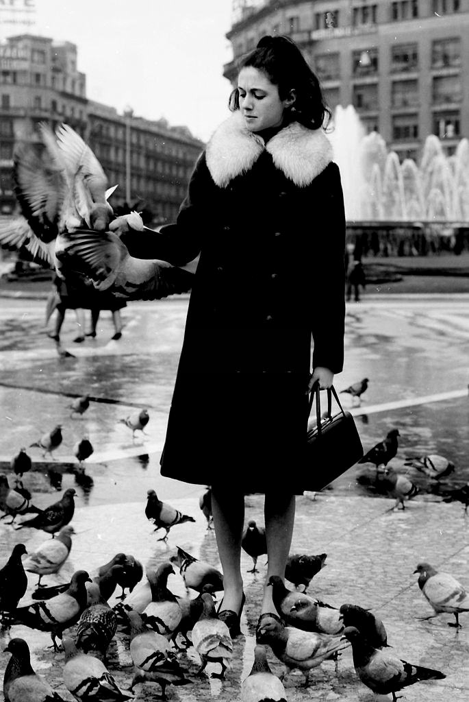 The Italian singer Gigliola Cinquetti in Barcelona, 25th February 1964