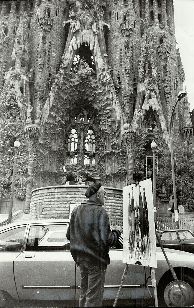 Holy Family Church in Barcelona, 1977.