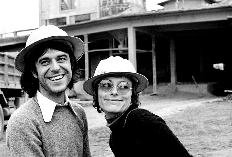 Ricardo Bofill and Serena Vergano in Barcelona, 1970