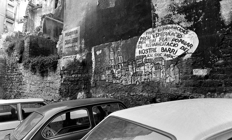 Plaza de la Garduña, Barcelona. 1979