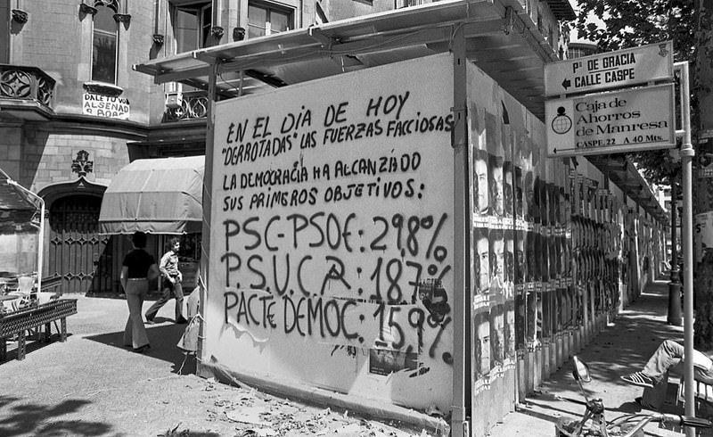 Election days. Barcelona, 16 juny 1977