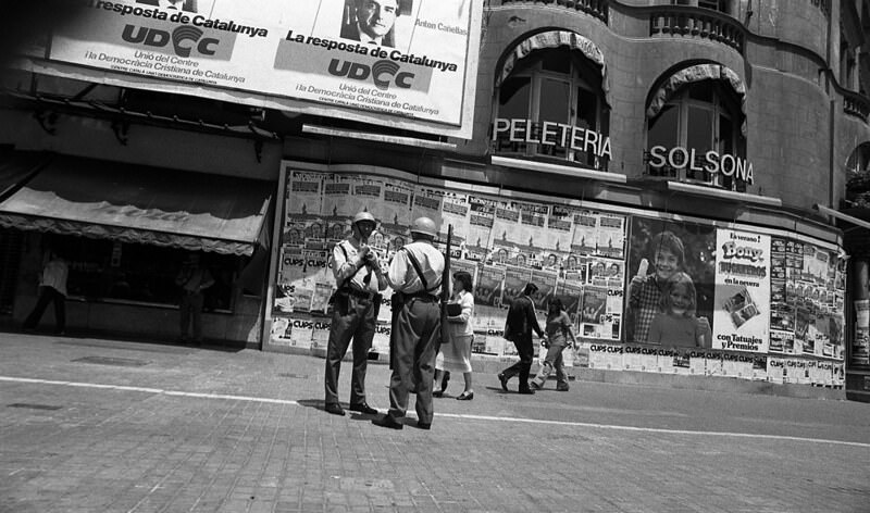 Rambla de Catalunya. Barcelona, June 1977