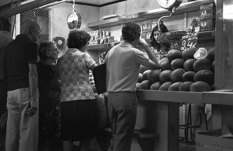 Boqueria Market, Barcelona. 1976