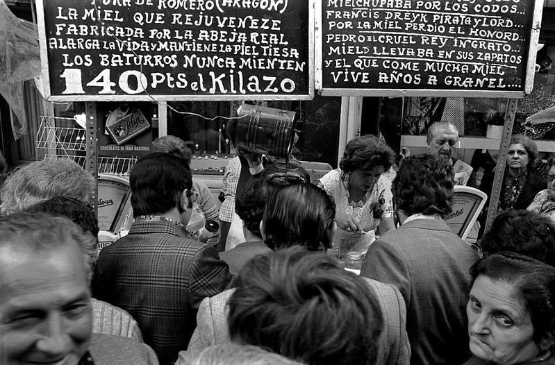 Fair of Sant Ponc, Barcelona, 1976