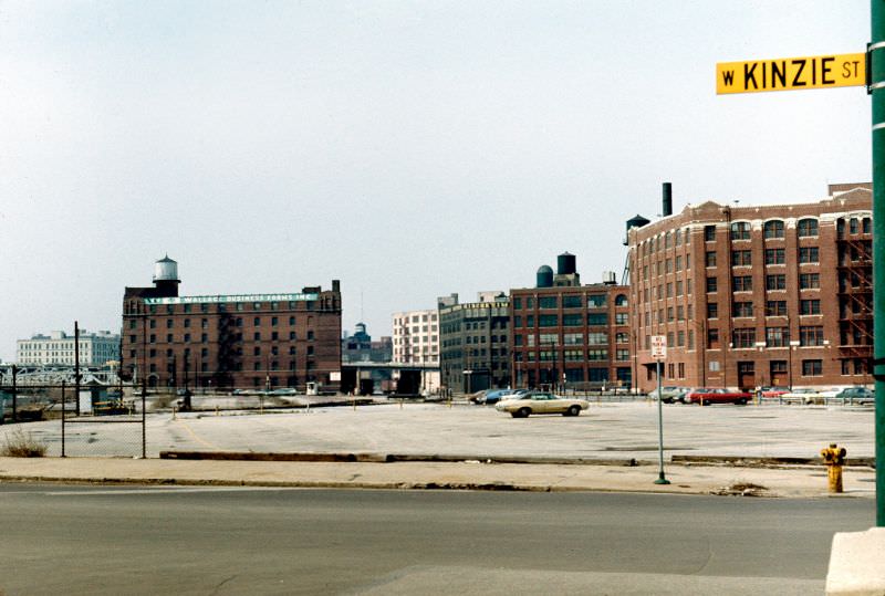 View to north from West Kedzie Street, 1972