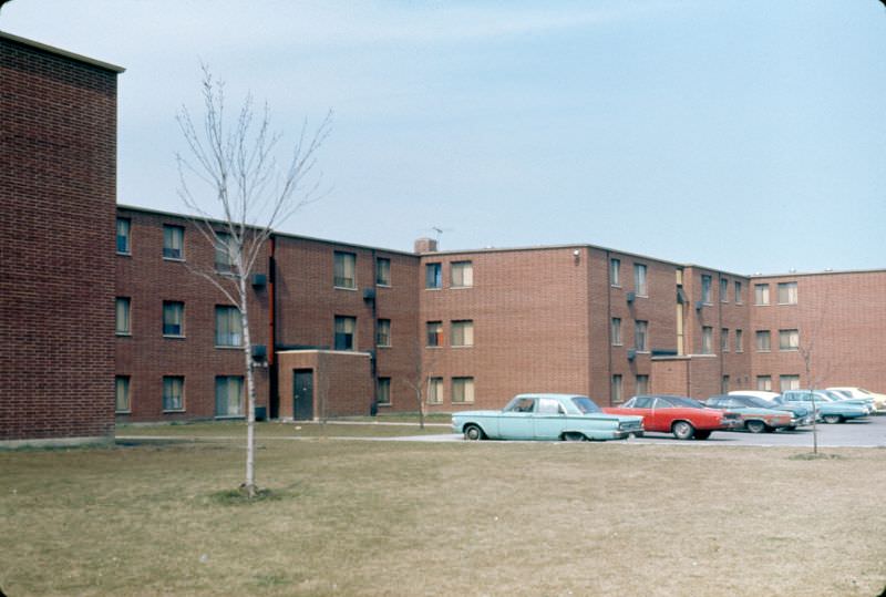 Germano-Millgate Apartments, a public housing complex located at 8808 South Burley Avenue, 1974