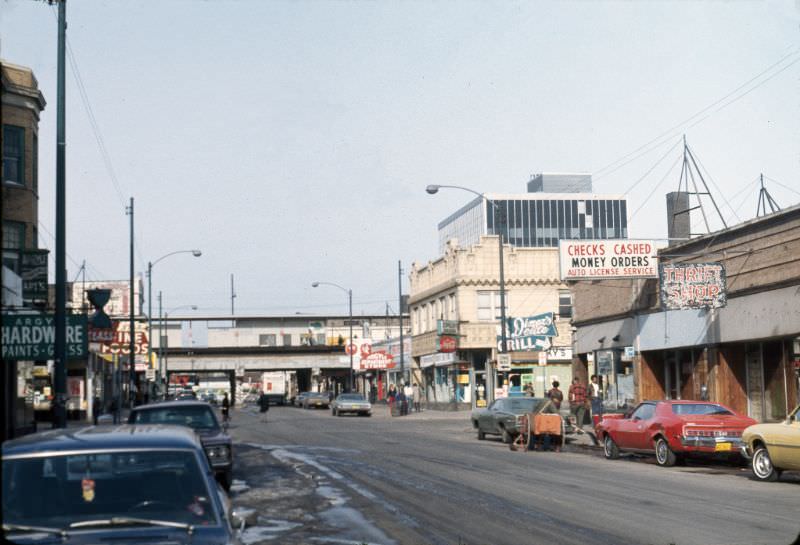 Argyle Street and Winthrop Avenue, 1975