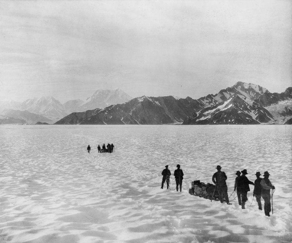 Mounts Malaspina, Augusta and Hitchcock, Alaska, 1897.