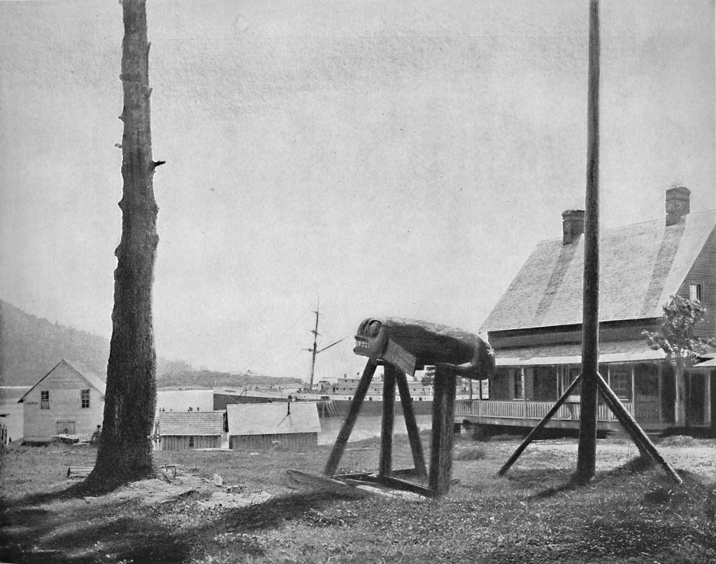 Fort Wrangel, Alaska', circa 1897.