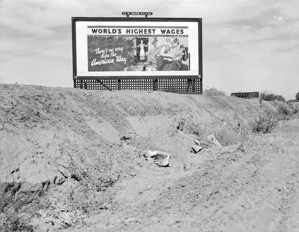 Highway 99 in California. 1937.