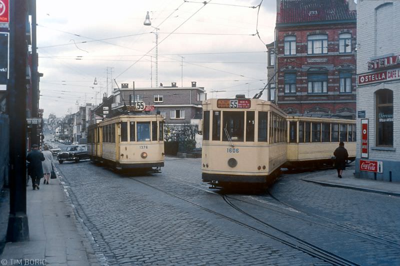 Triangles in Uccle. Brussels, 1972