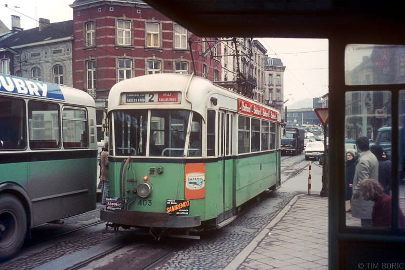 Rue de l'Écluse. Charleroi, 1973