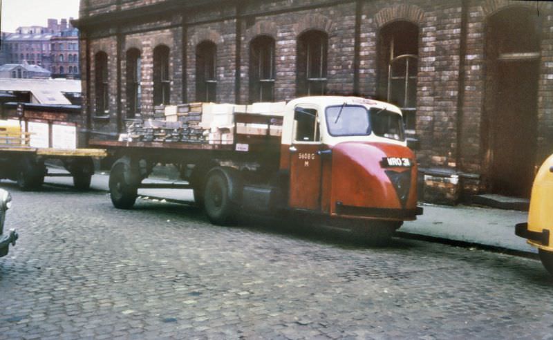 The Scammell Scarab 3 ton 39bhp tractor.