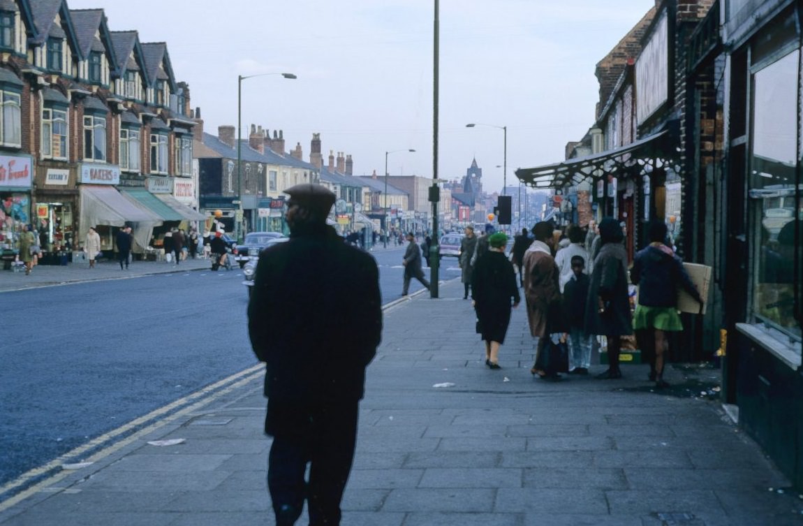 Soho Road near Boulton Road, Handsworth, Birmingham – March 9 1968