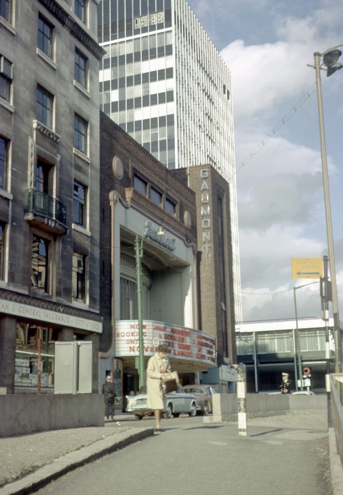 Gaumont cinema in Colmore Circus, Birmingham. 1965