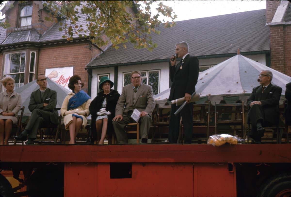 Opening ceremony at the King’s Norton Mop Fair – October 1964