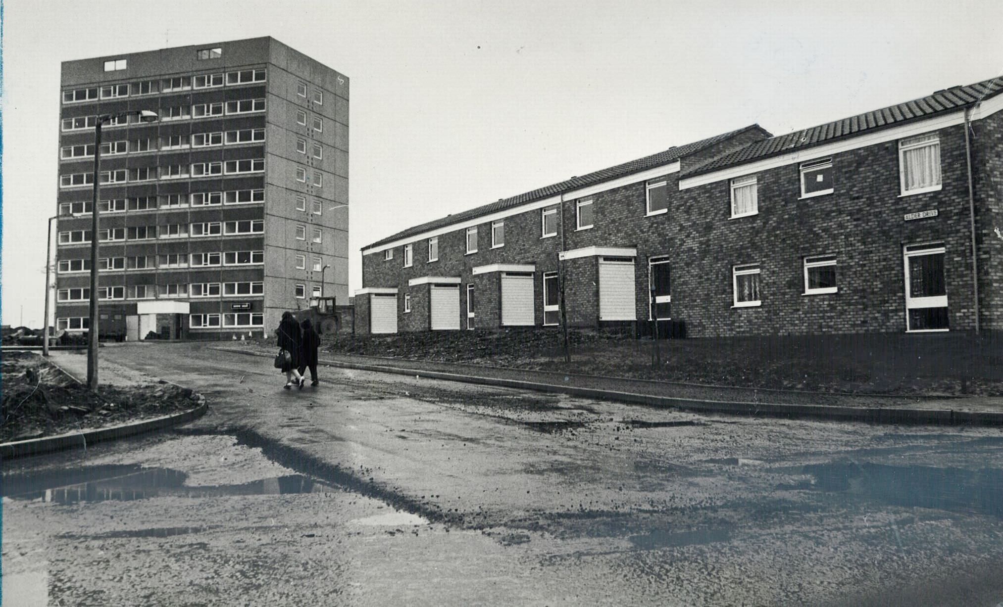Chelmsley Wood housing in 1969.
