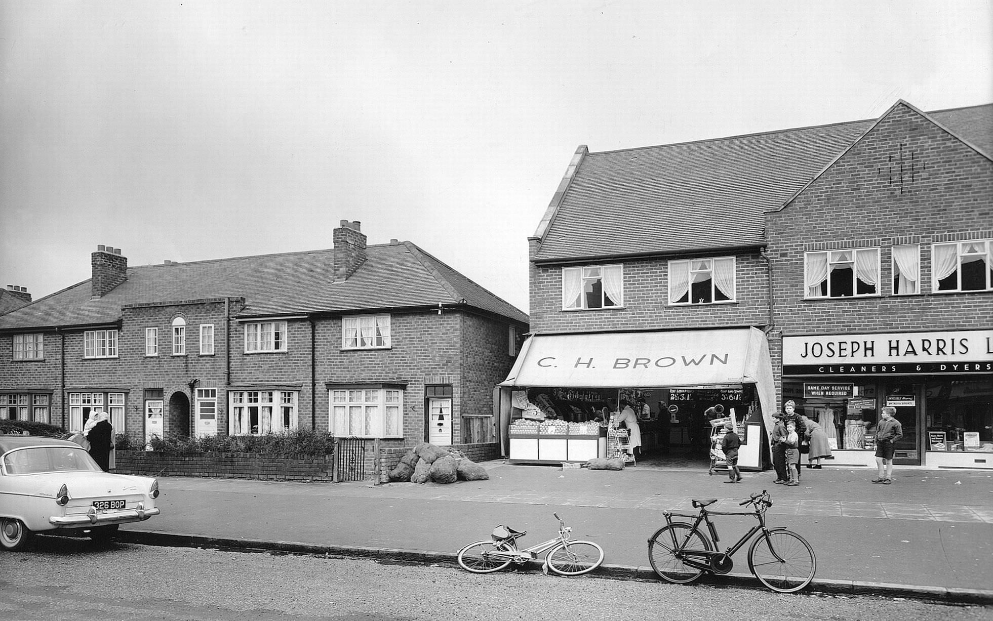 Brays Road, Sheldon, in 1961.